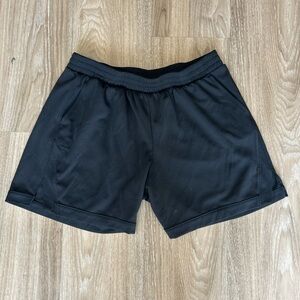 Athletic Works Black Athletic Shorts Lightweight Elastic Fit